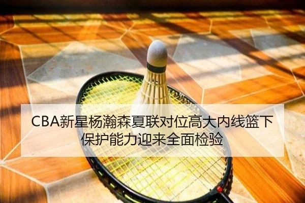 CBA新星杨瀚森夏联对位高大内线篮下保护能力迎来全面检验